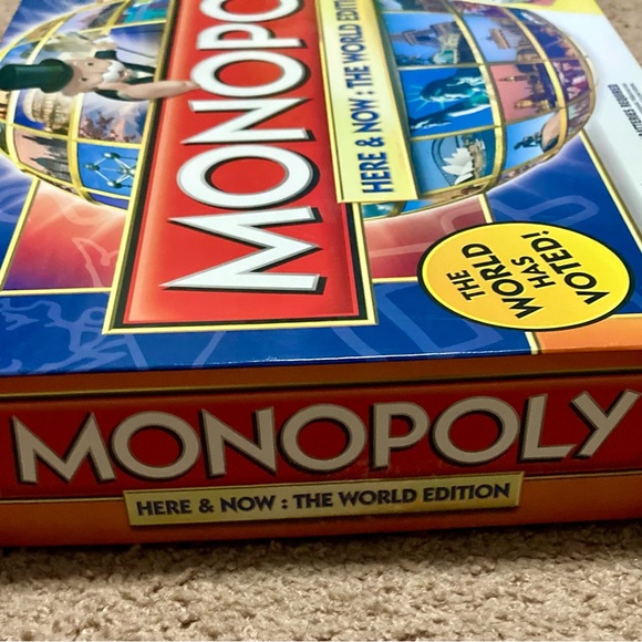 Monopoly Here & Now: The World Edition Game-Electronic Banking Complete Tested - Picture 11 of 13